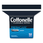 Load image into Gallery viewer, Fresh Care Flushable Cleansing Cloths, 1-ply, 5 X 7.25, White, 168/pack, 8 Packs/carton
