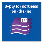 Load image into Gallery viewer, On The Go Packs Facial Tissues, 3-ply, White, 10 Sheets/pouch, 3 Pouches/pack, 36 Packs/carton
