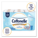 Load image into Gallery viewer, Clean Care Bathroom Tissue, Septic Safe, 1-ply, White, 170 Sheets/roll, 48 Rolls/carton
