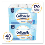 Load image into Gallery viewer, Clean Care Bathroom Tissue, Septic Safe, 1-ply, White, 170 Sheets/roll, 48 Rolls/carton
