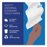 Load image into Gallery viewer, Essential 100% Recycled Fiber Srb Bathroom Tissue, Septic Safe, 2-ply, White, 473 Sheets/roll, 80 Rolls/carton
