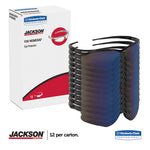Load image into Gallery viewer, Nemesis Safety Glasses, Black Frame, Blue Mirror Lens
