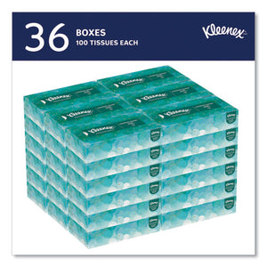 White Facial Tissue For Business, 2-ply, White, Pop-up Box, 100 Sheets/box, 36 Boxes/carton