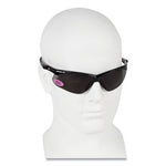 Load image into Gallery viewer, V60 Nemesis Rx Reader Safety Glasses, Black Frame, Smoke Lens, +2.5 Diopter Strength, 6/box
