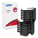 Load image into Gallery viewer, V60 Nemesis Rx Reader Safety Glasses, Black Frame, Smoke Lens, +2.5 Diopter Strength, 6/box

