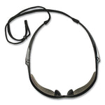 Load image into Gallery viewer, V60 Nemesis Rx Reader Safety Glasses, Black Frame, Smoke Lens, +2.5 Diopter Strength, 6/box
