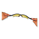Load image into Gallery viewer, Nemesis Safety Glasses, Black Frame, Amber Lens
