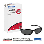 Load image into Gallery viewer, V40 Hellraiser Safety Glasses, Black Frame, Smoke Lens
