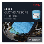 Load image into Gallery viewer, Oil, Grease And Ink Cloths, Jumbo Roll, 9.8 X 12.2, Blue, 717/roll
