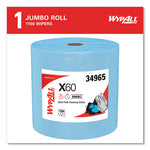 Load image into Gallery viewer, General Clean X60 Cloths, Jumbo Roll, 12.5 X 13.4, Blue, 1,100/roll

