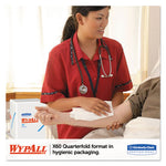 Load image into Gallery viewer, General Clean X60 Cloths, 1/4 Fold, 12.5 X 10, White, 70/pack, 8 Packs/carton
