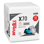 Load image into Gallery viewer, X70 Cloths, 1/4 Fold, 12.5 X 12, White, 76/pack, 12 Packs/carton
