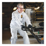 Load image into Gallery viewer, A40 Elastic-cuff And Ankle Hooded Coveralls, 4x-large, White, 25/carton
