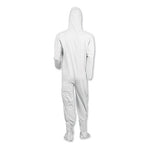 Load image into Gallery viewer, A40 Elastic-cuff, Ankle, Hood And Boot Coveralls, Large, White, 25/carton
