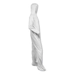 Load image into Gallery viewer, A40 Elastic-cuff, Ankle, Hood And Boot Coveralls, Large, White, 25/carton

