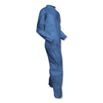 Load image into Gallery viewer, A60 Elastic-cuff, Ankle And Back Coveralls, 2x-large, Blue, 24/carton
