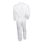 Load image into Gallery viewer, A30 Elastic-back And Cuff Coveralls, Large, White, 25/carton
