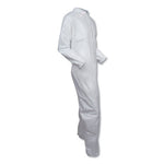 Load image into Gallery viewer, A30 Elastic-back And Cuff Coveralls, Large, White, 25/carton
