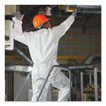 Load image into Gallery viewer, A30 Elastic-back And Cuff Coveralls, Large, White, 25/carton
