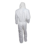 Load image into Gallery viewer, A30 Elastic-back And Cuff Hooded Coveralls, X-large, White, 25/carton
