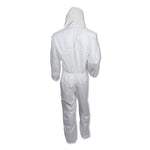 Load image into Gallery viewer, A30 Elastic-back And Cuff Hooded Coveralls, 2x-large, White, 25/carton
