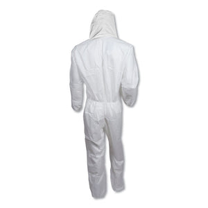 A30 Elastic-back And Cuff Hooded Coveralls, 2x-large, White, 25/carton