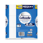 Load image into Gallery viewer, Ultra Cleancare Toilet Paper, Strong Tissue, Mega Rolls, Septic Safe, 1-ply, White, 340 Sheets/roll, 6 Rolls/pk, 6 Pks/carton
