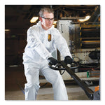 Load image into Gallery viewer, A20 Breathable Particle Protection Coveralls, Elastic Back, Hood, Medium, White, 24/carton
