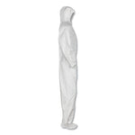 Load image into Gallery viewer, A20 Elastic Back And Ankle Hood And Boot Coveralls, X-large, White, 24/carton
