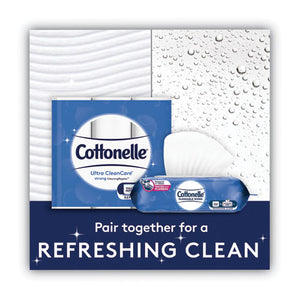 Ultra Cleancare Toilet Paper, Strong Tissue, Mega Rolls, Septic Safe, 1-ply, White, 340 Sheets/roll, 24 Rolls/pack