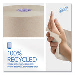 Load image into Gallery viewer, Essential 100% Recycled Fiber Hard Roll Towel, 1-ply, 8&quot; X 700 Ft, 1.75&quot; Core, Brown, 6 Rolls/carton
