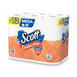 Load image into Gallery viewer, Comfortplus Toilet Paper, Mega Roll, Septic Safe, 1-ply, White, 425 Sheets/roll, 18 Rolls/pack

