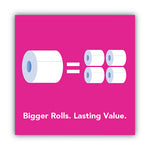 Load image into Gallery viewer, Comfortplus Toilet Paper, Mega Roll, Septic Safe, 1-ply, White, 425 Sheets/roll, 18 Rolls/pack
