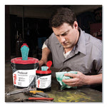 Load image into Gallery viewer, Power Clean Proscrub Pre-saturated Wipes, 12 X 9.5, Citrus Scent, Green/white, 50/canister, 8 Canisters/carton
