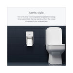 Load image into Gallery viewer, Icon Coreless Standard Roll Toilet Paper Dispenser, 7.18 X 13.37 X 7.06, White Mosaic
