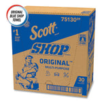 Load image into Gallery viewer, Shop Towels, Standard Roll, 1-ply, 9.4 X 11, Blue, 55/roll, 30 Rolls/carton
