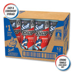 Load image into Gallery viewer, Shop Towels, Standard Roll, 1-ply, 9.4 X 11, Blue, 55/roll, 12 Rolls/carton
