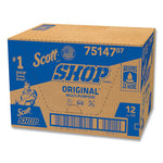 Load image into Gallery viewer, Shop Towels, Standard Roll, 1-ply, 9.4 X 11, Blue, 55/roll, 12 Rolls/carton
