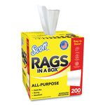 Load image into Gallery viewer, Rags In A Box, Pop-up Box, 12 X 9, White, 200/box, 8 Boxes/carton
