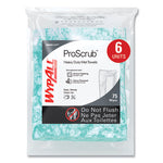 Load image into Gallery viewer, Power Clean Proscrub Pre-saturated Wipes, 12 X 9.5, Citrus Scent, Green, 75/pack, 6 Packs/carton
