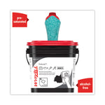 Load image into Gallery viewer, Power Clean Proscrub Pre-saturated Wipes, Cloth, 9.5 X 12, Citrus Scent, Green, 75/bucket
