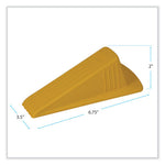 Load image into Gallery viewer, Giant Foot Doorstop, No-slip Rubber Wedge, 3.5w X 6.75d X 2h, Safety Yellow
