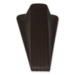 Load image into Gallery viewer, Giant Foot Doorstop, No-slip Rubber Wedge, 3.5w X 6.75d X 2h, Brown, 2/pack

