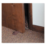 Load image into Gallery viewer, Big Foot Doorstop, No Slip Rubber Wedge, 2.25w X 4.75d X 1.25h, Brown, 2/pack
