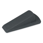 Load image into Gallery viewer, Big Foot Doorstop, No Slip Rubber Wedge, 2.25w X 4.75d X 1.25h, Gray, 2/pack
