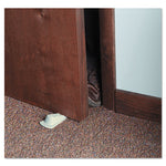 Load image into Gallery viewer, Big Foot Doorstop, No Slip Rubber Wedge, 2.25w X 4.75d X 1.25h, Beige, 2/pack
