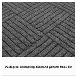 Load image into Gallery viewer, Ecoguard Diamond Floor Mat, Double Fan, 36 X 96, Charcoal
