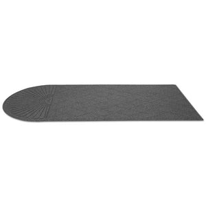 Ecoguard Diamond Floor Mat, Single Fan, 48 X 96, Charcoal