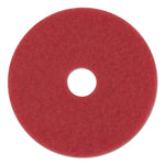 Load image into Gallery viewer, Low-speed Buffer Floor Pads 5100, 20&quot; Diameter, Red, 5/carton
