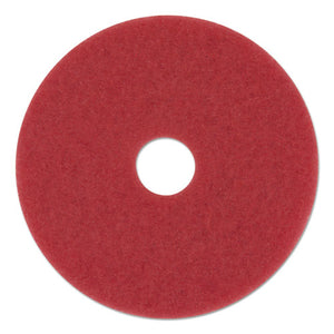 Low-speed Buffer Floor Pads 5100, 20" Diameter, Red, 5/carton